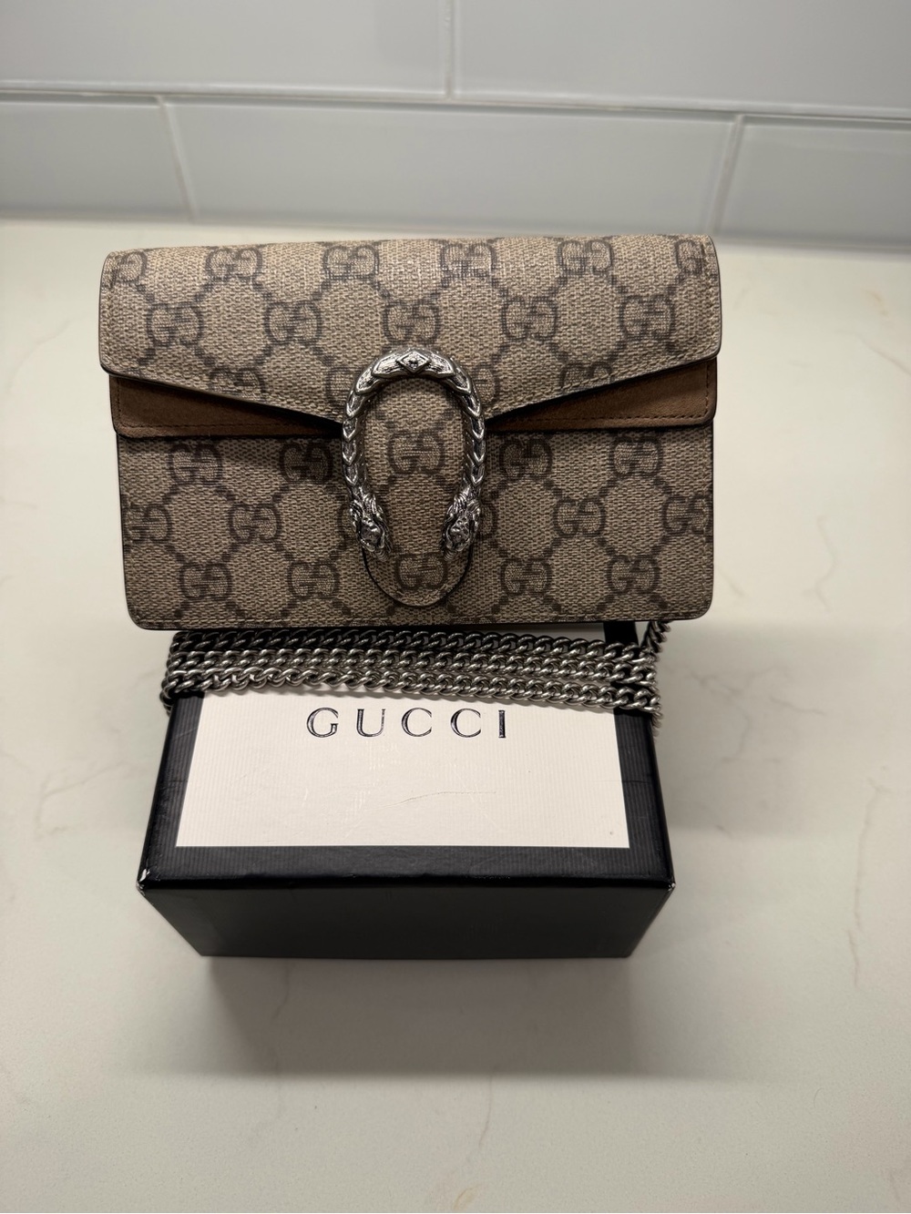 GG Monogram Small Dionysus Shoulder Bag